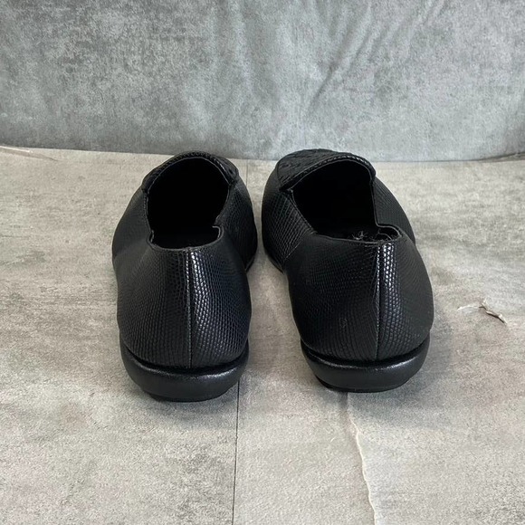 Aerosoles Women's Black Snake Print Brielle Slip On Leather SZ 6.5 - Picture 7 of 8